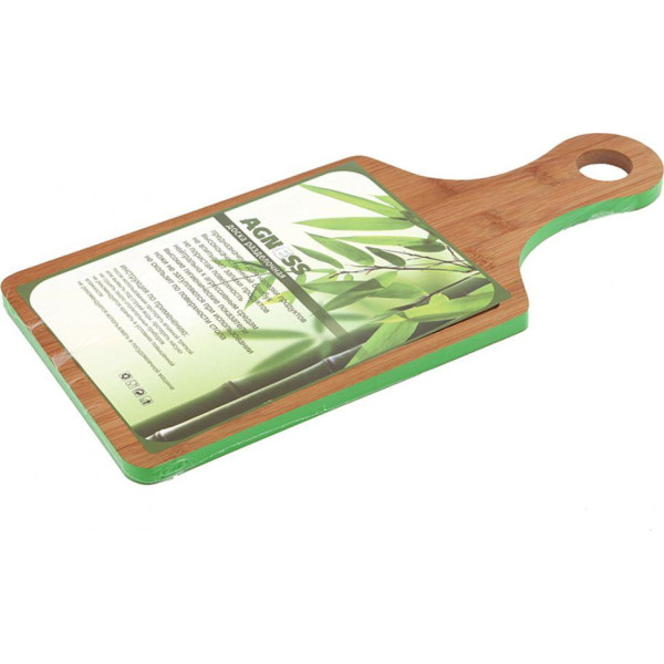 ДОСКА РАЗДЕЛОЧНАЯ AGNESS 35*16*1,0 СМ БАМБУК (КОР=12ШТ.)