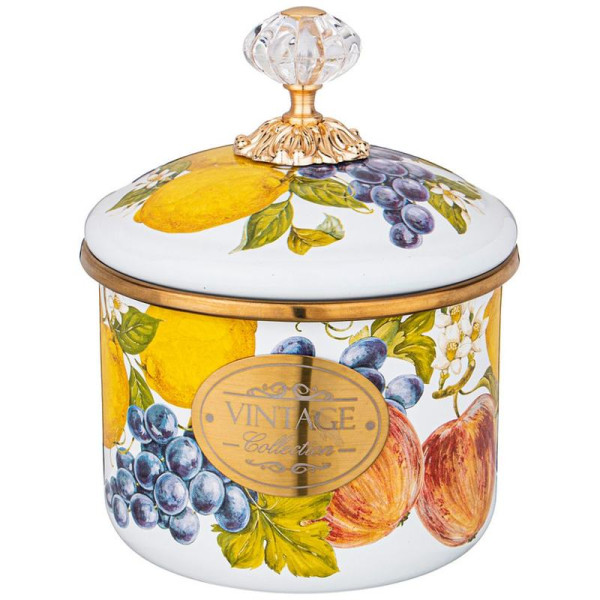 БАНКА ДЛЯ СЫПУЧИХ ПРОДУКТОВ AGNESS, СЕРИЯ ФЛАНДРИЯ 12 Х 9СМ/ 1,0Л