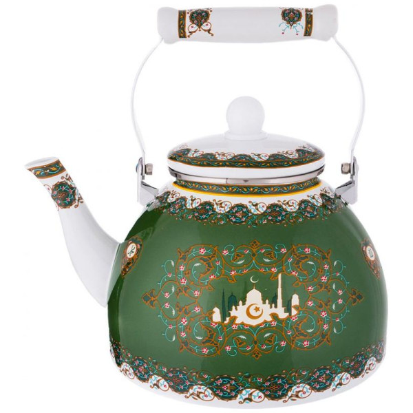 ЧАЙНИК AGNESS  ЭМАЛИРОВАННЫЙ 4 Л. (КОР=8ШТ.)