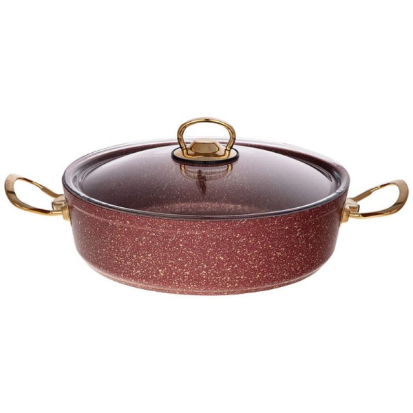 СОТЕЙНИК AGNESS  ПРЕМИУМ RED QUEEN 28X8 СМ, 4,9 Л ИНД ДНО, ТРЕХСЛОЙНОЕ ПОК
