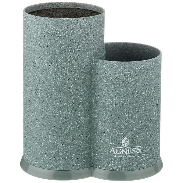 ПОДСТАВКА ДЛЯ НОЖЕЙ AGNESS УНИВЕРСАЛЬНАЯ,20*12*22СМ