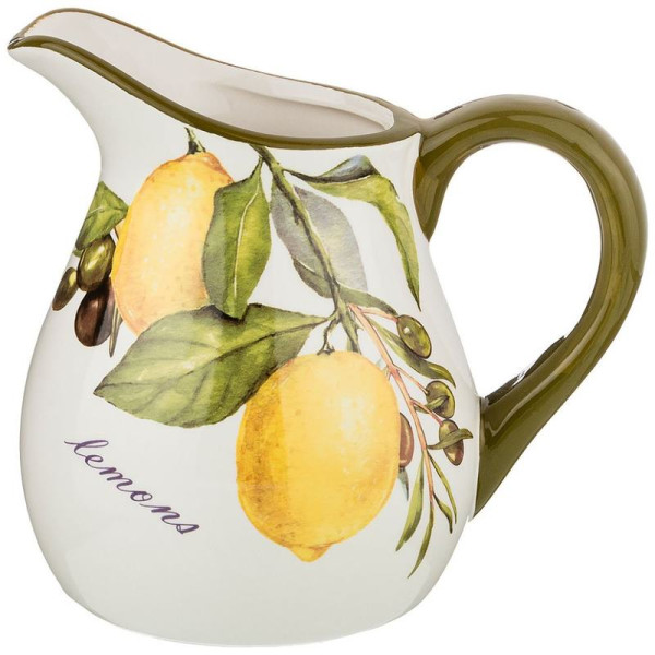 КУВШИН ЛЕМОН ТРИ 18*13 СМ. ВЫСОТА=16,5 СМ. / 1150 МЛ. (КОР=16ШТ.) КУВШИН ЛЕМОН ТРИ 18*13 СМ. ВЫСОТА=16,5 СМ. / 1150 МЛ. (КОР=16ШТ.)