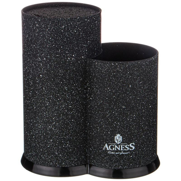 ПОДСТАВКА ДЛЯ НОЖЕЙ AGNESS УНИВЕРСАЛЬНАЯ,20*12*22СМ