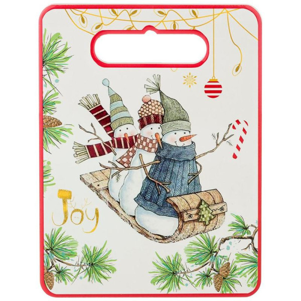 ПОДСТАВКА ПОД ГОРЯЧЕЕ ЗИМНЯЯ ЗАБАВА 20*15*1 СМ. (КОР=36ШТ.)