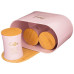 НАБОР AGNESS   ХЛЕБНИЦА 2 В 1   34*18*20 СМ, БАНКА ДЛЯ СЫПУЧИХ 11*14 СМ 3