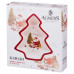 БЛЮДО MERRY CHRISTMAS 23*19,5*5 СМ (КОР=24ШТ.)