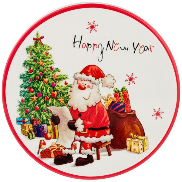 ПОДСТАВКА ПОД ГОРЯЧЕЕ С НОВЫМ ГОДОМ! 11*11*1 СМ.