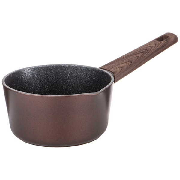 КОВШ AGNESS SPICY С МРАМОРНЫМ АНТИПРИГАР.ПОКРЫТИЕМ 16*8.5 СМ