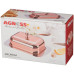 МАСЛЕНКА AGNESS С МЕТАЛЛ. КРЫШКОЙ 19*12*7 СМ