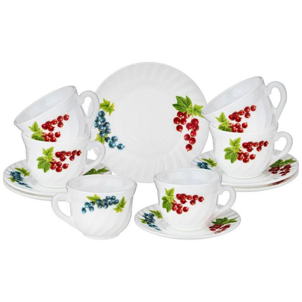 ЧАЙНЫЙ НАБОР AGNESS BERRY MOOD 190МЛ,  6 ПЕРСОН, 12ПР