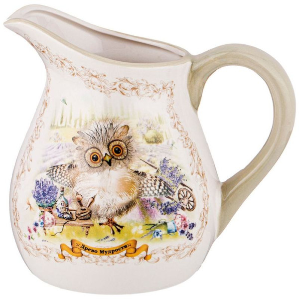 КУВШИН ДЕРЕВО МУДРОСТИ 18*13 СМ. ВЫСОТА=16,5 СМ. / 1150 МЛ. (КОР=16ШТ.)