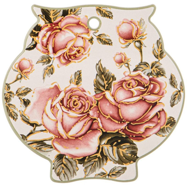ПОДСТАВКА ПОД ГОРЯЧЕЕ КОРЕЙСКАЯ РОЗА 16*16*1 СМ. (КОР=48ШТ.)